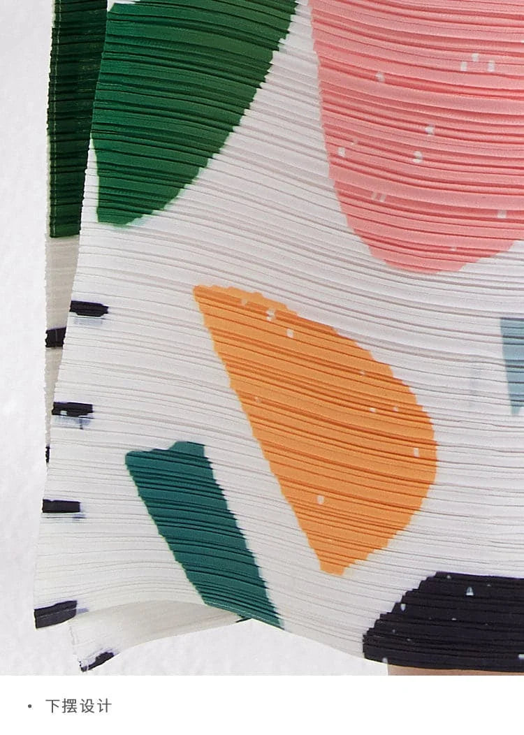 pleated midi dress | floral print dress | comfortable womens dress | ultrasonic cleaning