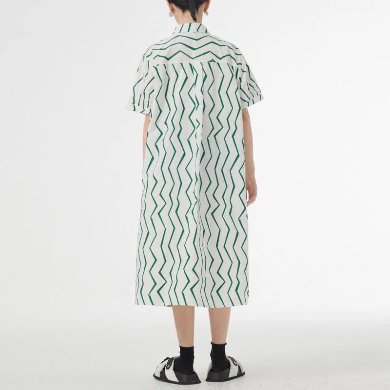 lightweight cotton fabric | breathable summer dress | striped shirt dress | ultrasonic cleaning