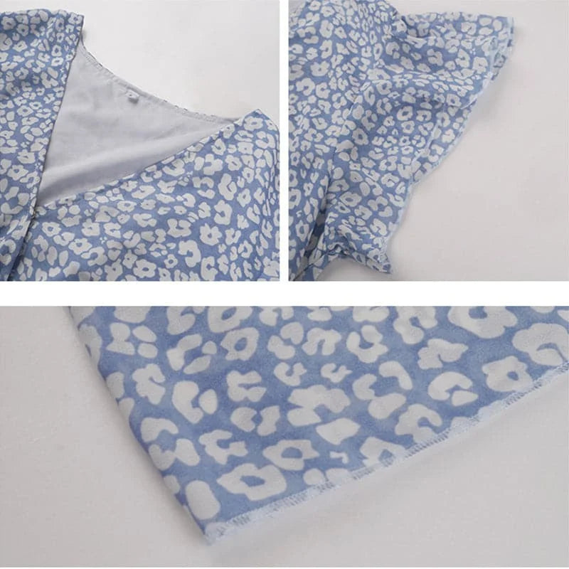 ruffle cap sleeve dress | v neck summer dress | boho floral maxi dress | energy saving